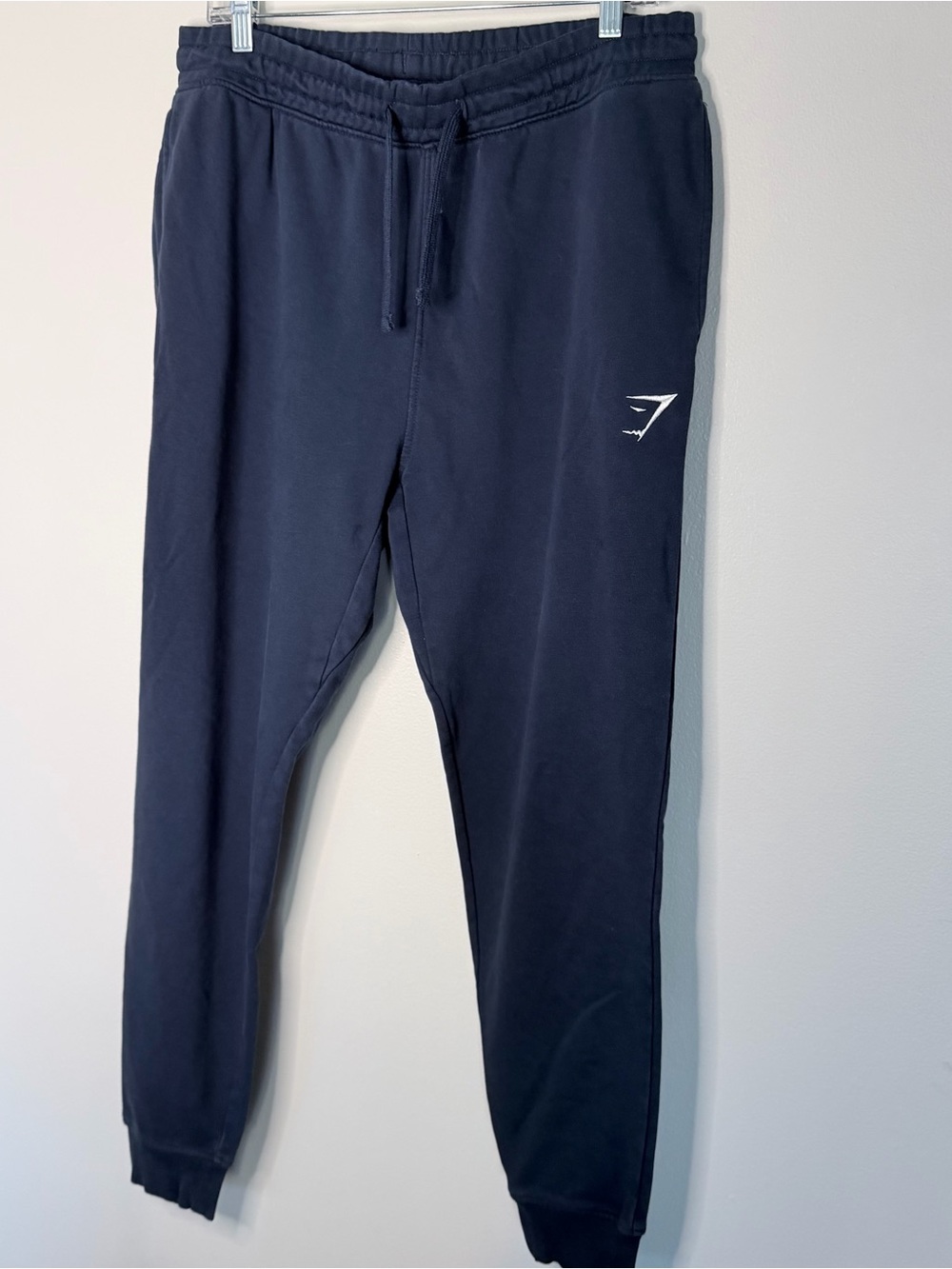 Gymshark Men's Dark Navy Drawstring Joggers
